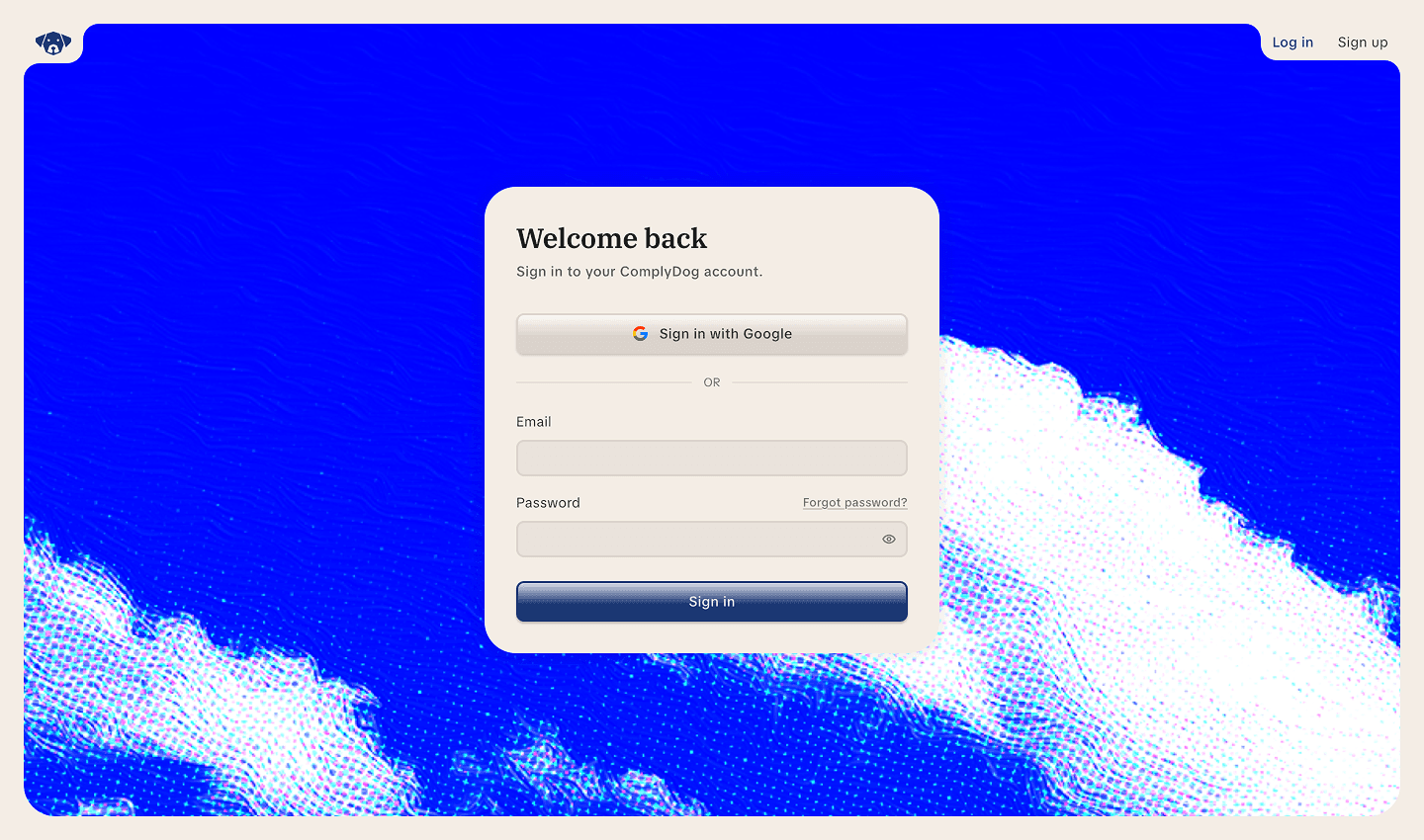 ComplyDog: Full rebrand, website, and product design to move ComplyDog upmarket toward enterprise.