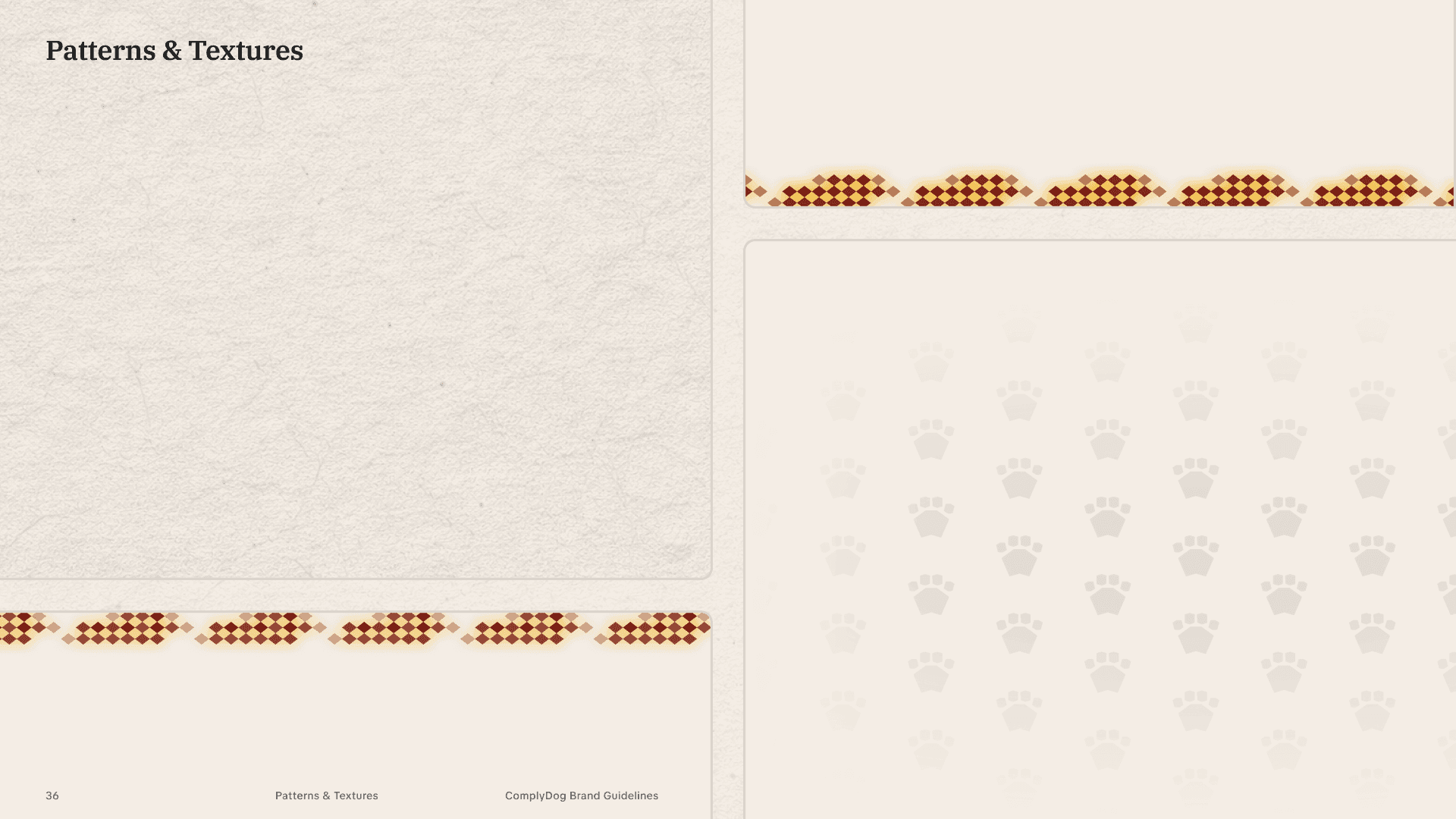 ComplyDog's new patterns and textures
