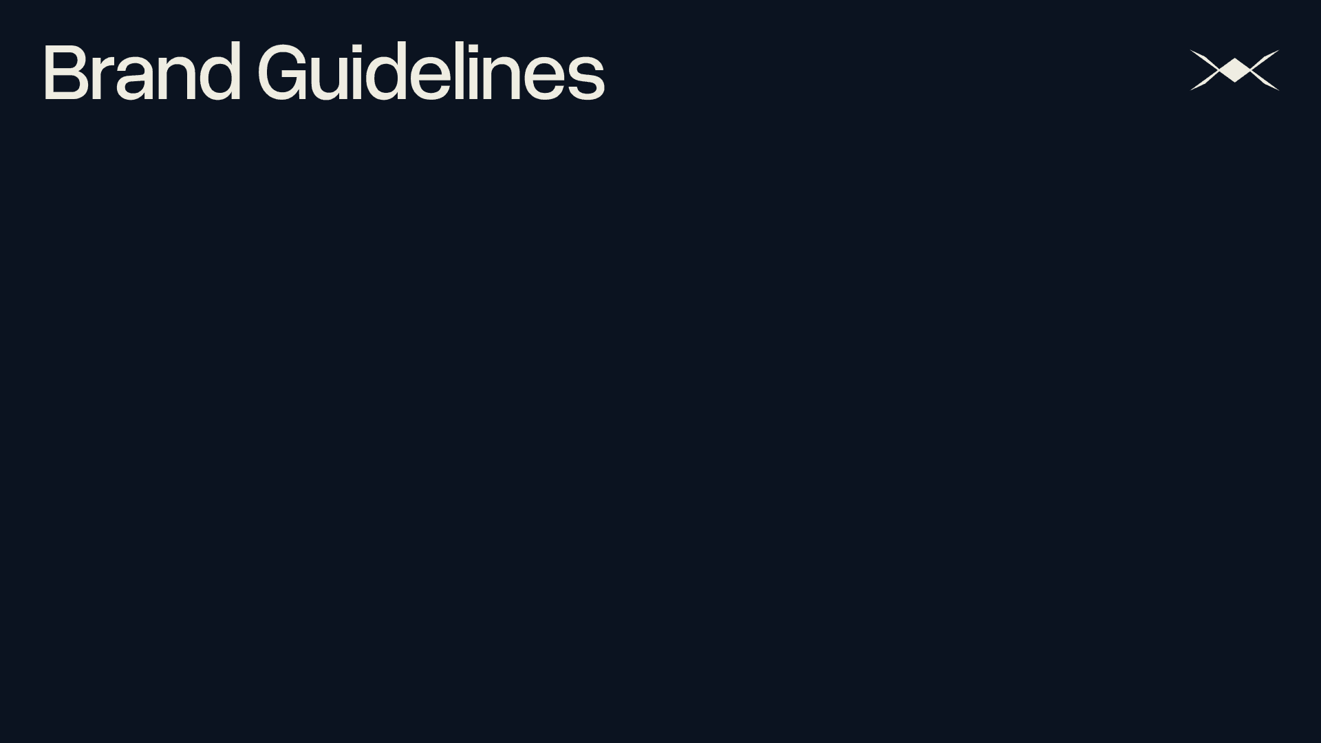 Cover spread of the DroneBundle brand guidelines