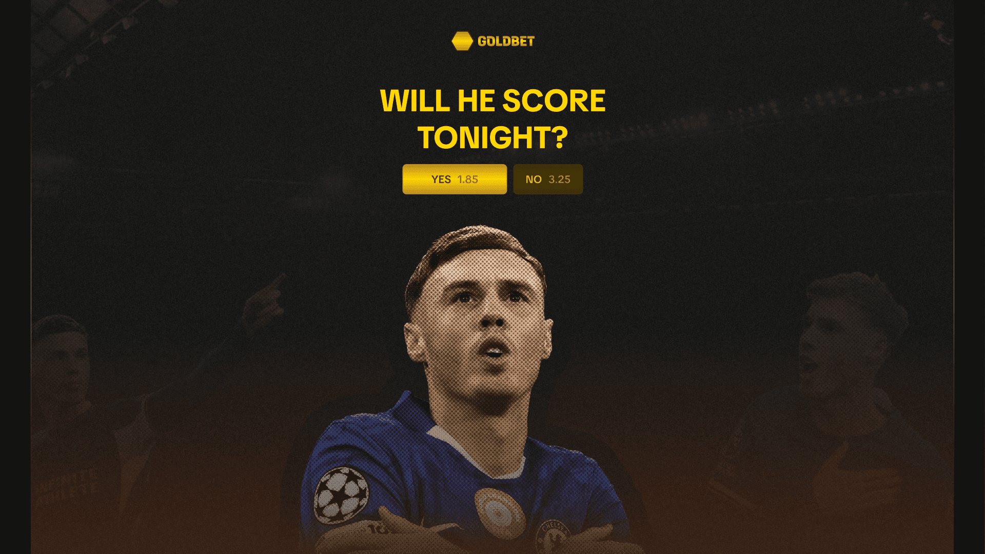 GoldBet concept featuring Cole Palmer