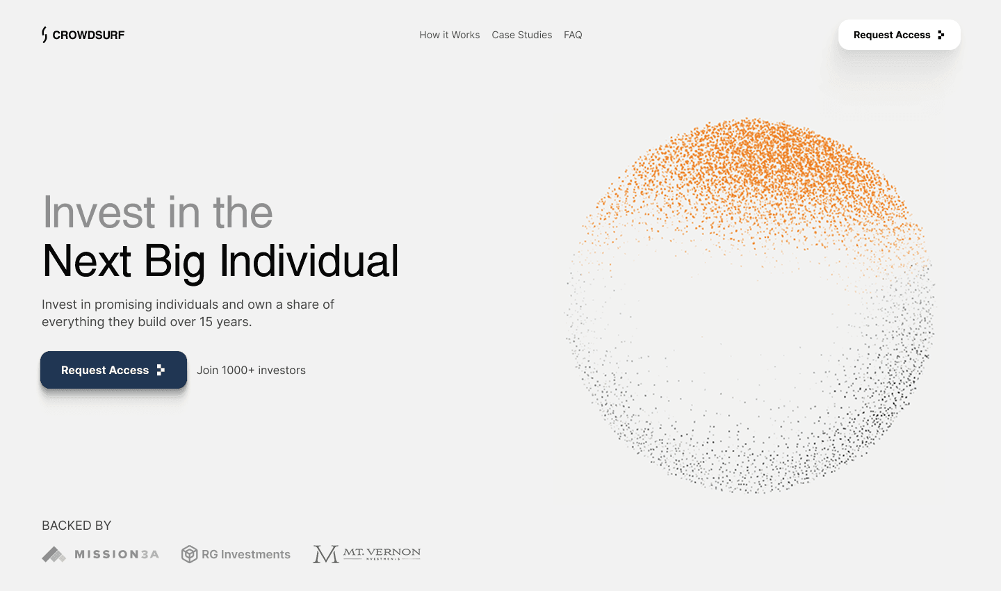 Crowdsurf: Website and product design to take Crowdsurf upmarket.
