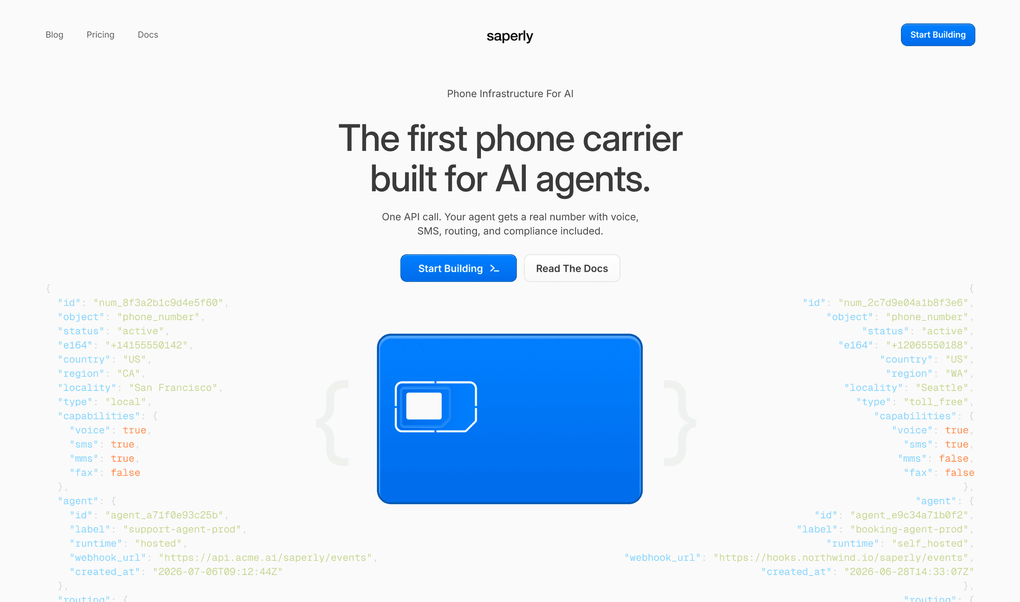 Saperly, websites